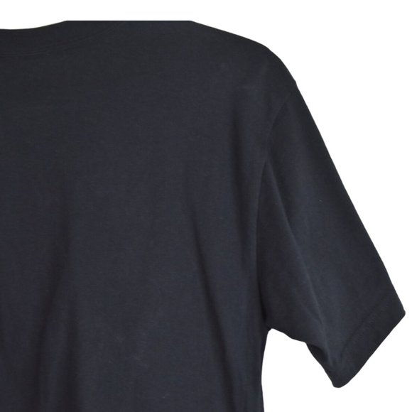 Adidas Shirt S Adult Unisex Black Camo Graphic Logo Print Short Sleeve Crew Neck - Picture 8 of 8